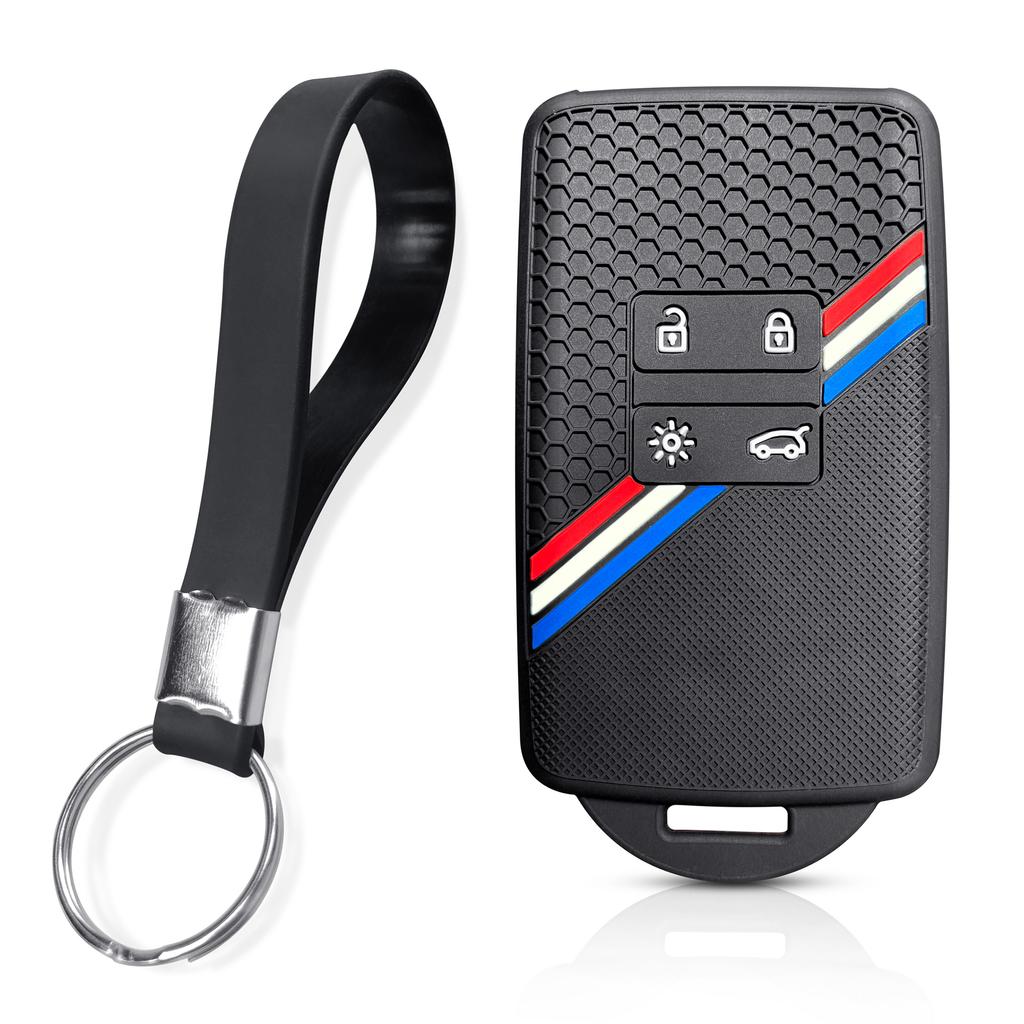 Card Key Case Cover Caps For Renault Clio 4 5 Austral Arkana Captur Megane Zoe Koleos Kadjar Dacia Duster Sandero Jogger Logan