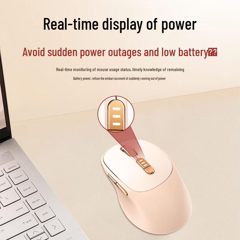 Xinke AI Smart Voice Ergonomic Tri-Mode Wireless Mouse