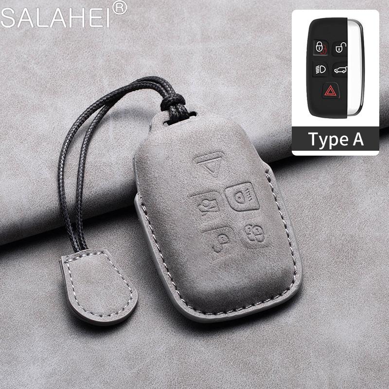 Car Key Case For Land Rover Discovery Range Rover Evoque Velar Sport For Jaguar E-Pace F-Pace F-Type XE XF XJ Inter Accessories