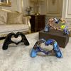 Heart Hands Sculpture Love Heart Hands Gesture Statue for Room Bookshelf Coffee Table Dining Table Centerpiece