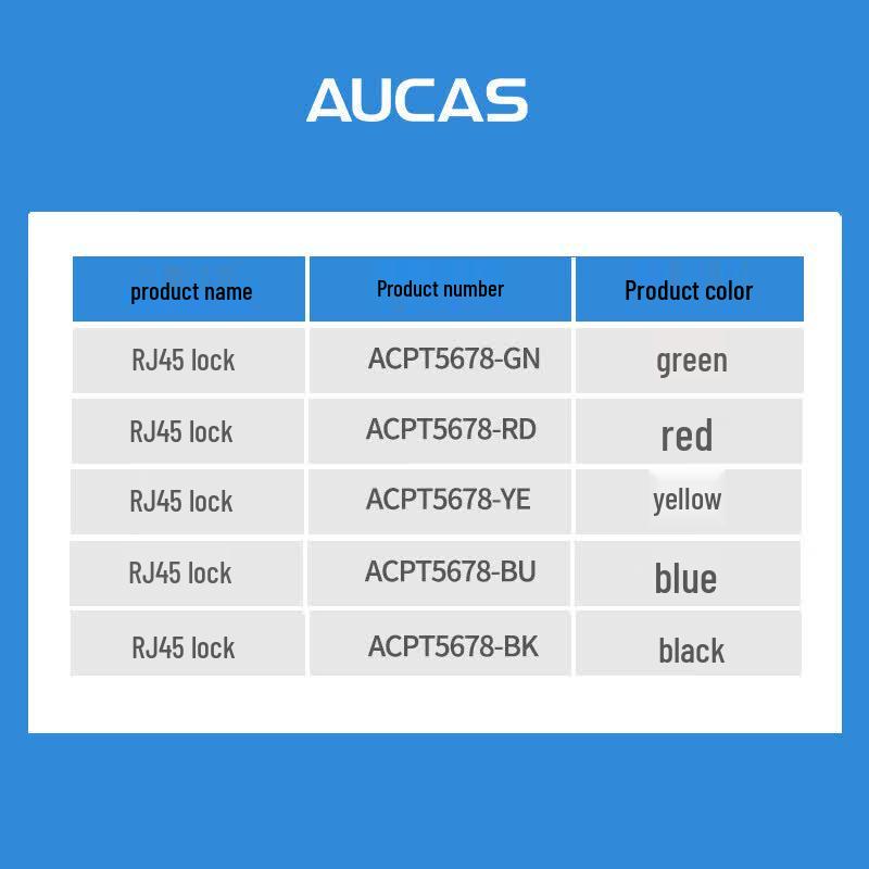 AUCAS RJ45 Port Security Lock