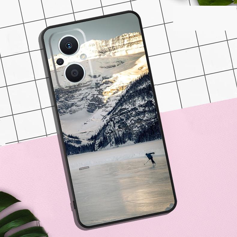 Ice Hockey Rink Case For OPPO Reno 7 8 10 11 12 13 Pro 13F 12F 11F 8T OPPO Find X8 Pro X6 X3 X5 Lite Cover