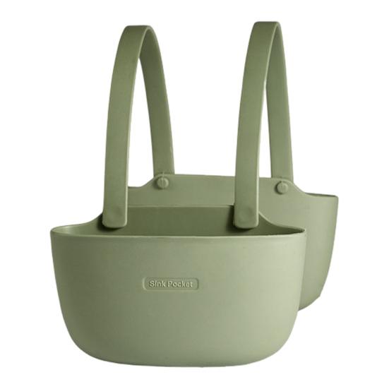 Kitchen Sink Holder Hanging Drain Basket Large Capacity Easy to Install Multipurpose Soap Sponge Holder Kitchen Accessories