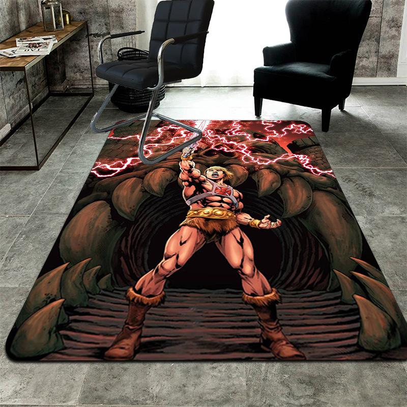 He-Man Battle Scene Rug Floor Mat for Living Room or Bedroom Soft and Comfortable Carpet a Gift for Birthday and Holiday.SFF0917196