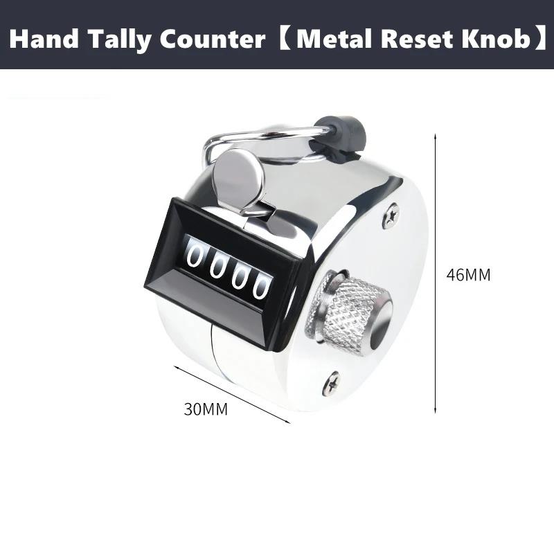 4-Digital Hand Tally Counter Counting Golf Clicker Training Counter 4 Digit Number Hand Held Tally Counter Mini Mechani 1