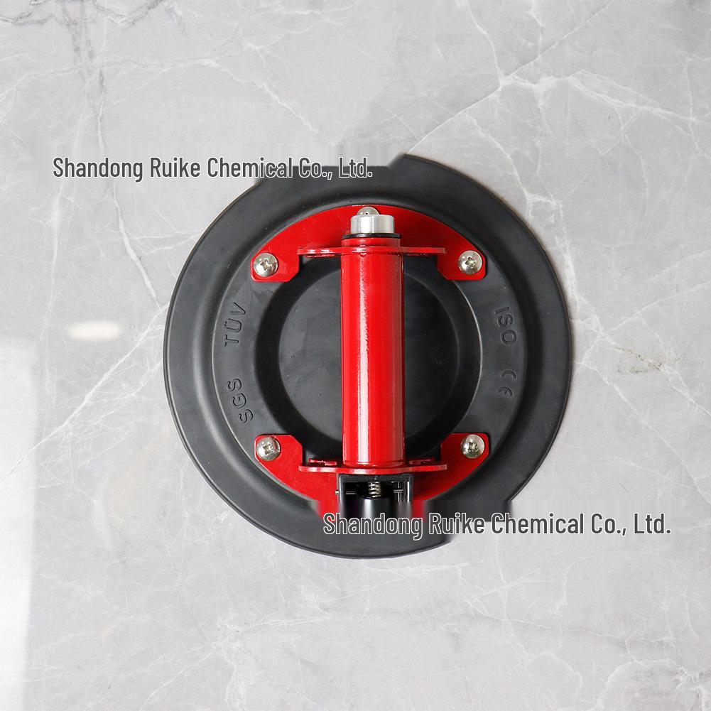 Manual Metal Vacuum Suction Cup Pump, 8/9 Inch, High Suction Power for Glass and Tile Handling.