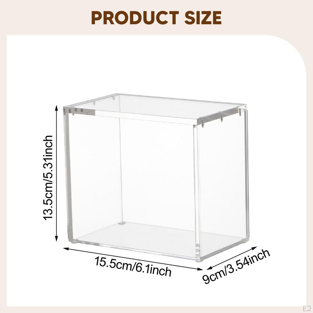 Clear Figure Display Case Doll Storage Box Desktop Collectibles Dolls Elegant Multipurpose Gift