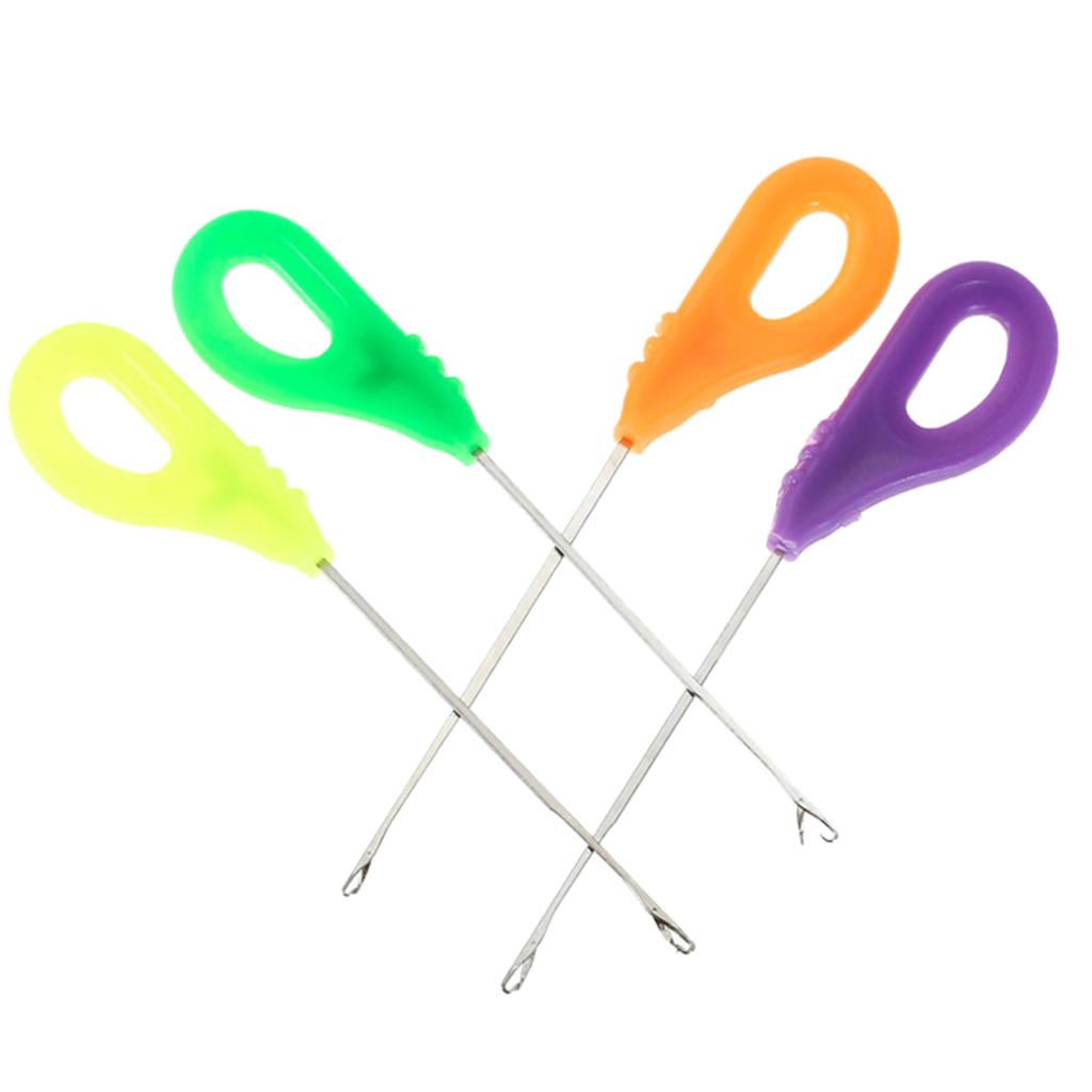 4pcs Hook Drill Carps Fishing Tool Threading Baits Riggings Baiting Needle for Fishing, Fishing Baiting Needle Hook Needle