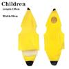 Child/Adult Unisex Funny Banana Costume Yellow Costume Light Halloween Fruit Fancy Party Holiday Dance Dress Costume Decorations