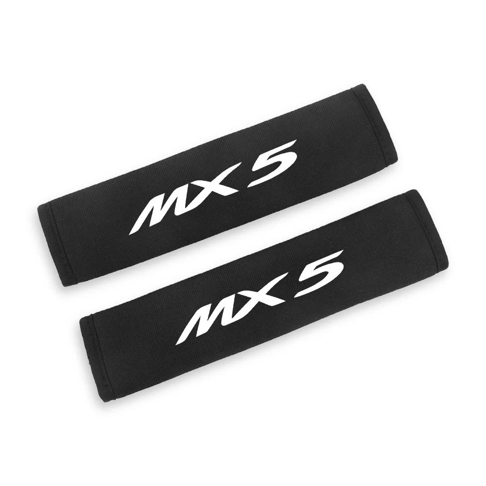 

2PCs Car Seat Belt Cover Shoulder Pad Protect Mat Auto Interior Accessories For Mazda MX5 MX-5 ND RF Miata