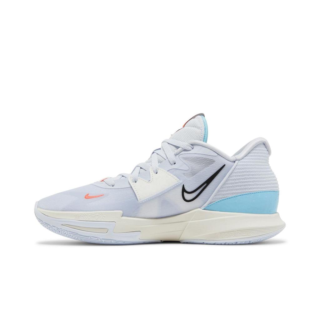 Nike Kyrie Low 5 'Football Grey' (Unisex) Football Grey / Black / Blue Chill / Sail Basketball Shoes DJ6012 003
