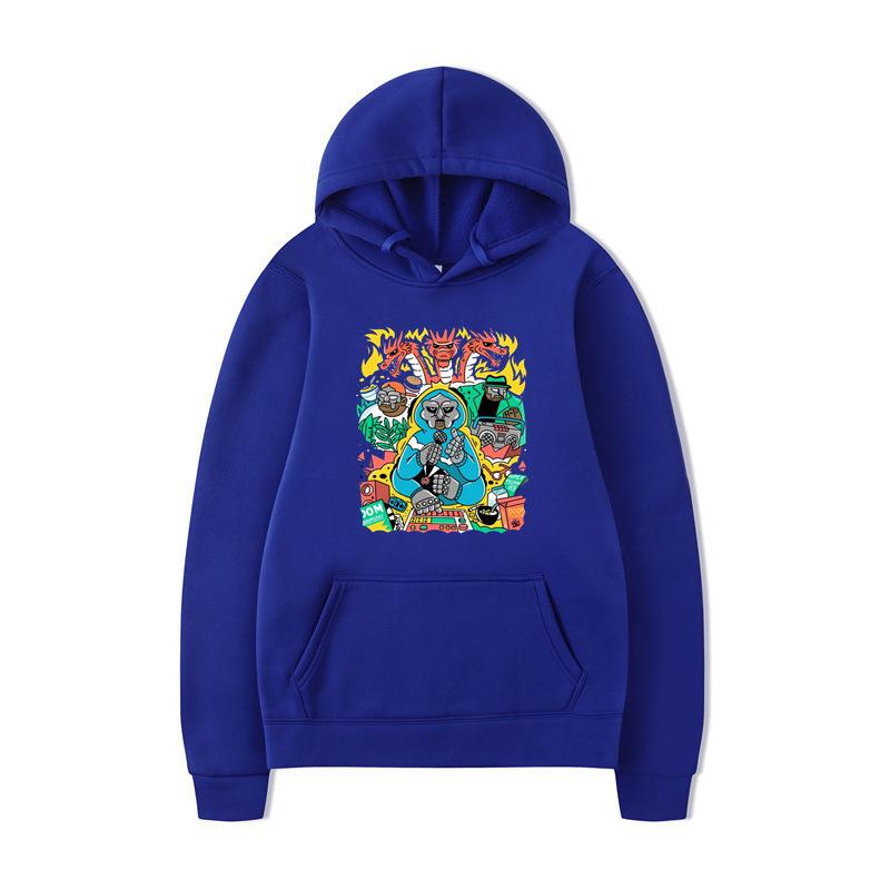 Rip Mf Doom Hoodie Men Fashion Long Sleeve Sweatshirts Hip