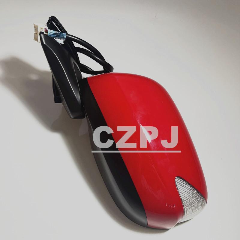 7 Wires Electric Folding Rearview Side Mirror Assembly For Honda Jazz Fit GE6 GE8 2009 2010 2011 2012 2013 2014 With Turn Signal