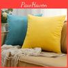 Plush Velvet Square Throw Pillow Cover With Backrest For Sofa Office Bedroom Modern Style Cushion Case