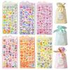 Agture 3D Puffy Cute Sticker Set 6 Sheets 300+ Embossed Stickers Random Gift Bag Perfect for Christmas Surprises
