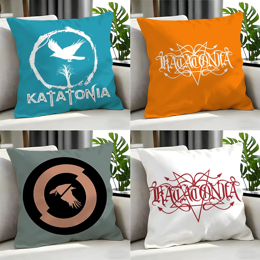 Metal Katatonia Cushion Cover Cushion Cover Set 4Pcs 50X50 45X45 40X40 Pillowcase Decorative Sofa Home Decor