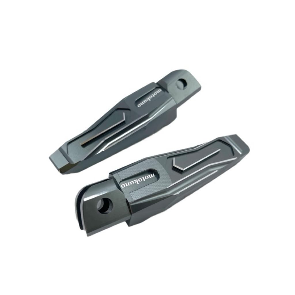 Motokano Front Foot Peg Compatible Model GSX250R V Strom 250 GSR250 Footrest Pedal GSX-250R (Titanium)