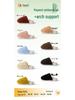 Detachable Winter Indoor Non-Slip Furry Velvet Waterproof Slippers for Couples