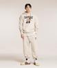 CREAM SODA LAB Camping Small Logo Training Jogger Pants Oatmeal