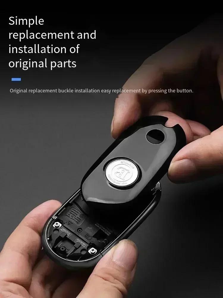 For Mercedes-Benz 22-23 C-Class C200/C260L Maybach S400L/S450L Key Case Back Cover qy1