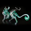3D DIY Mini Metal Bian Tiger Model, Ancient Chinese Beasts Assembly Kit Toys, 3D Jigsaw Puzzles for Adults, Creative Ornament Toy Gift (92PCS/Green)