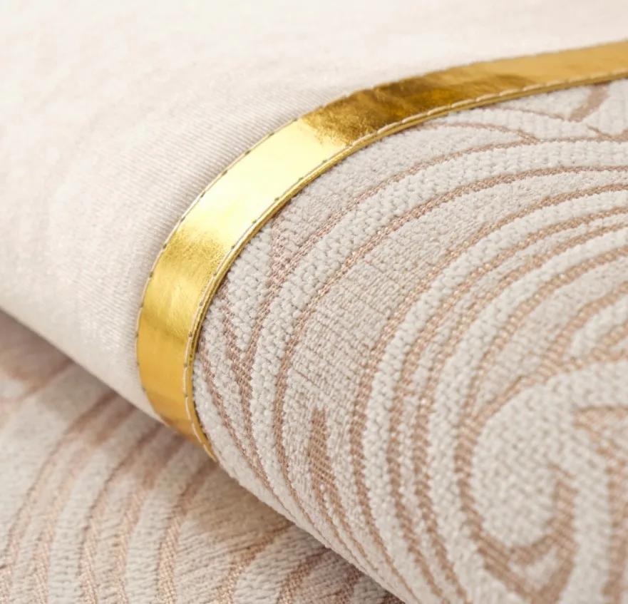 Gold Edge Sofa Cover Thicken I Shape Slipcover Seat Sofa Towel Dust Cover Couches for Living Room Decor Chair Mat 3 Seater