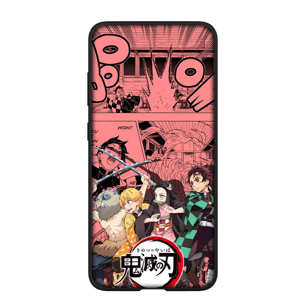Phone Case for iPhone 17 16 15 Plus Huawei P30 P20 Lite Redmi Note 14 12 11 13 Pro Max OPPO A60 A80 A40 A18 Kamado Nezuko Demon Slayer Tanjirou Cover