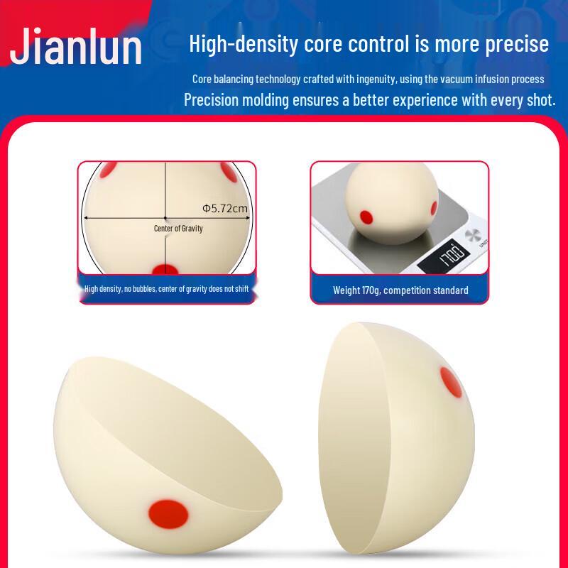 JEEANLEAN Standard 8-Ball Billiards Ball Set