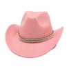 British Jazz Hat Men'S And Women'S High-End Flash Rhinestone Accessory Hat Cowboy Hat