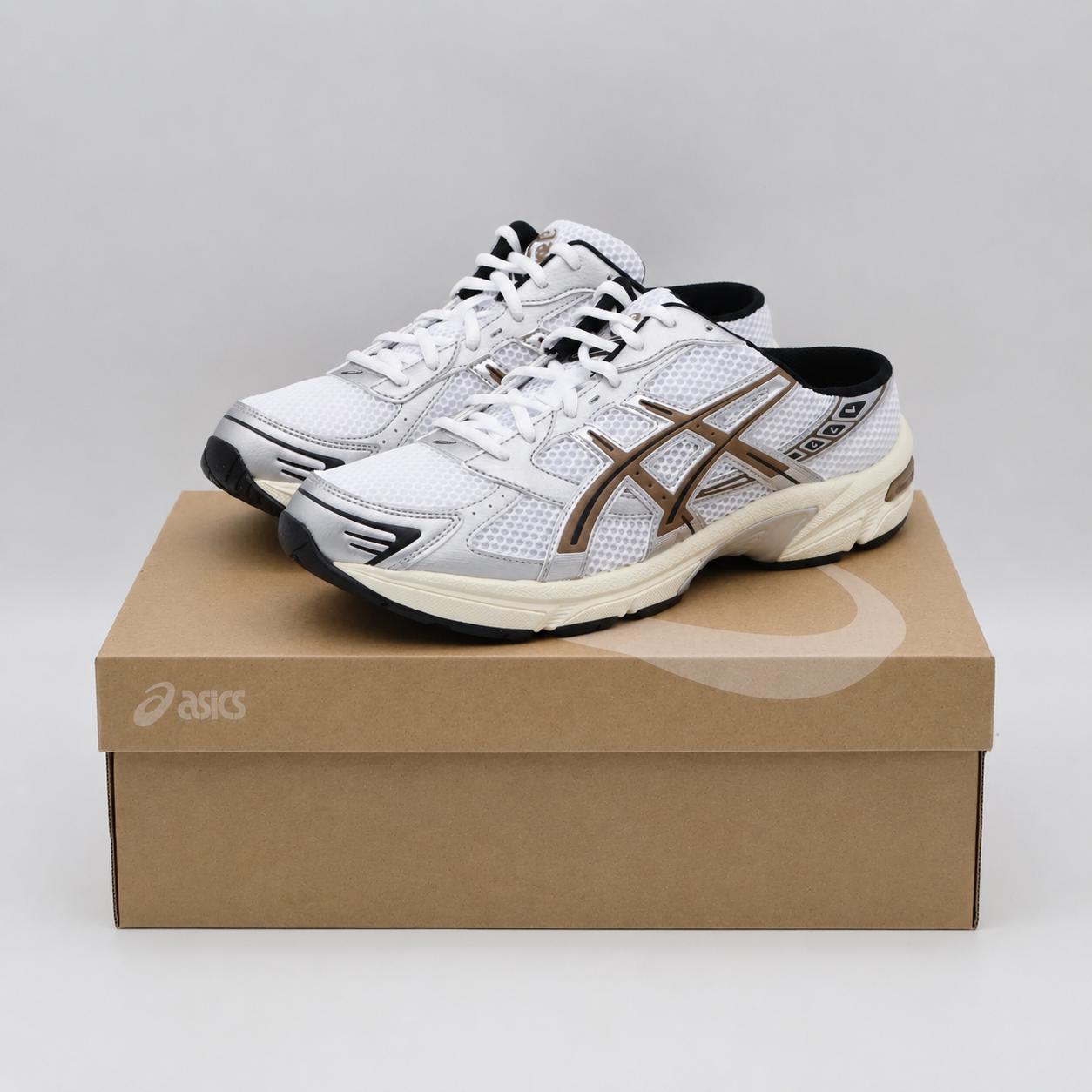 1203B048-101 Asics Gel-1130 Mule  Серебристый/Коричневый  (Мужской) 4.5