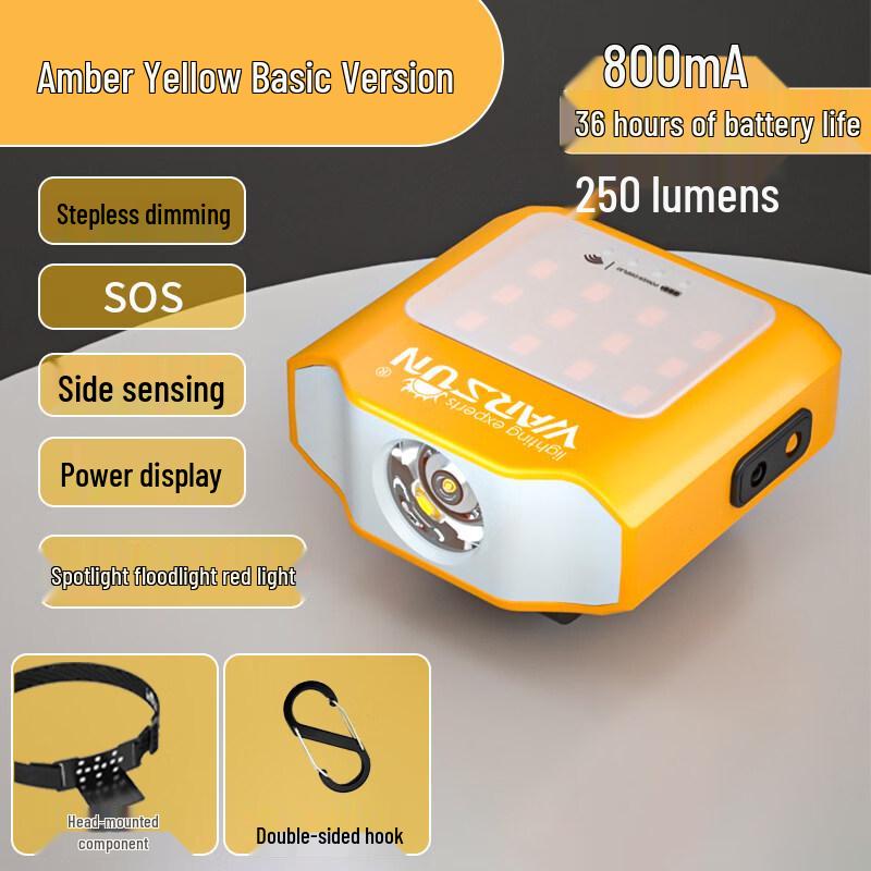 

WARSUN Motion Sensor Headlamp & Cap Clip Light