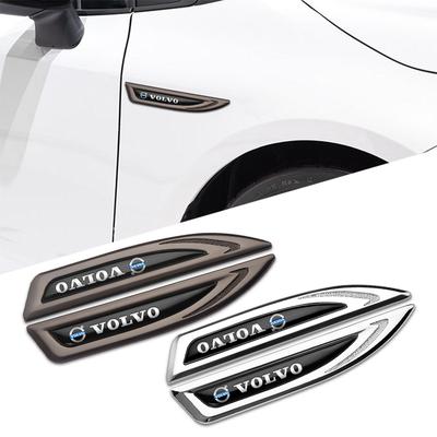 3D Car Metal Emblem Body Fender Stickers For R Design T6 AWD C30 C40 C50 C70 S40 S60 S70 S80 S90 XC30 XC40 Auto Decoration