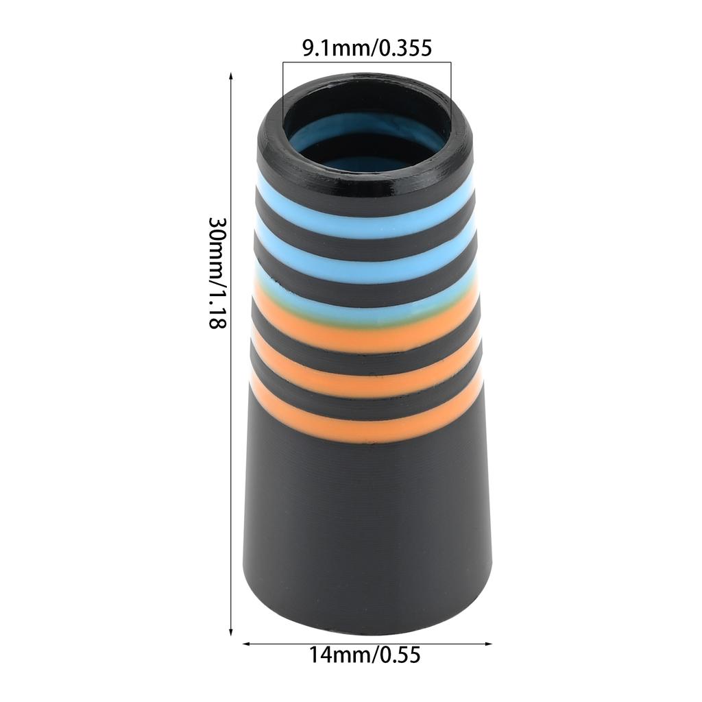 10 Pcs Golf Ferrules 9.1*30*14mm Fit For 0.355 Tip Irons Shaft Blue Orange Ring Golf Sports Ferrules Replacement Parts