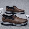 Autumn New Men's Leather Shoes Fashion Casual Shoes Comfortable Versatile Shoes One Pedal Men's Shoes One 2025