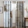 Cheap Modern Personality Curve Double Color Printing Curtain Living Room Bedroom Home Decoration Adult Decorative 2 Pieces
