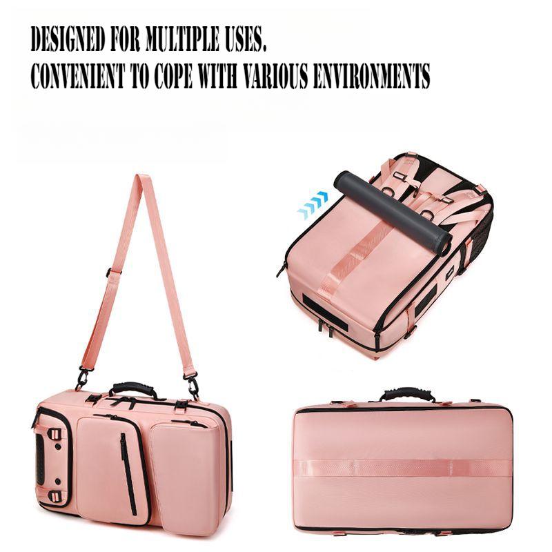 60L Large Capacity Travel Shoulder Bag Female Multifunctional Luggage Bag Handheld Crossbody Wash Bag Men's Backpacks