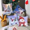 Christmas Cushion Cover Merry Christmas Decorations For Home 2025 Cristmas Ornament Pillow Case Xmas Navidad Gifts New Year 2025