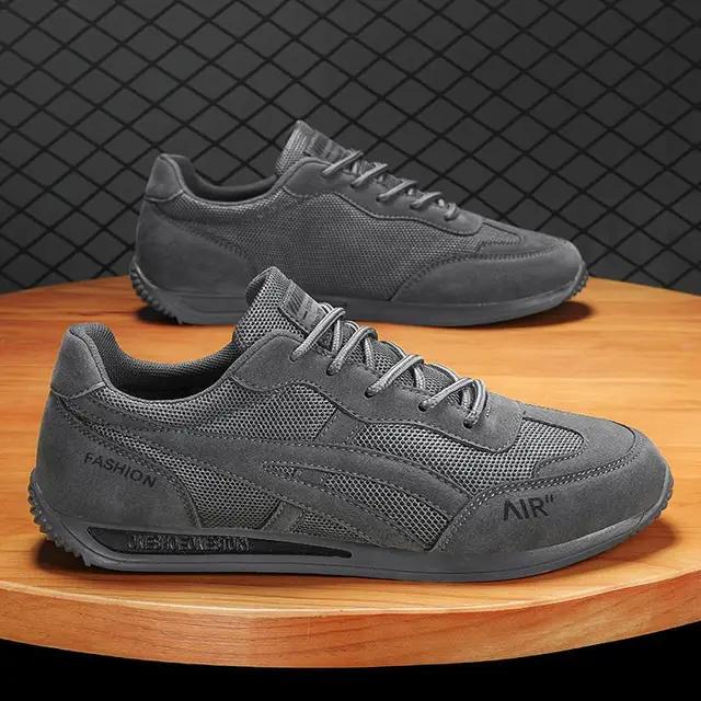 Men's shoes sports running board shoes net red one pedal beanbean soft bottom tide shoes driving  new spring