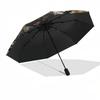 Butterfly, FloralThemed Automatic Opening and Closing Umbrella 8 Ribs, Suitable for Leisure and Going Out, Outdoor Accessory, Gothic Style