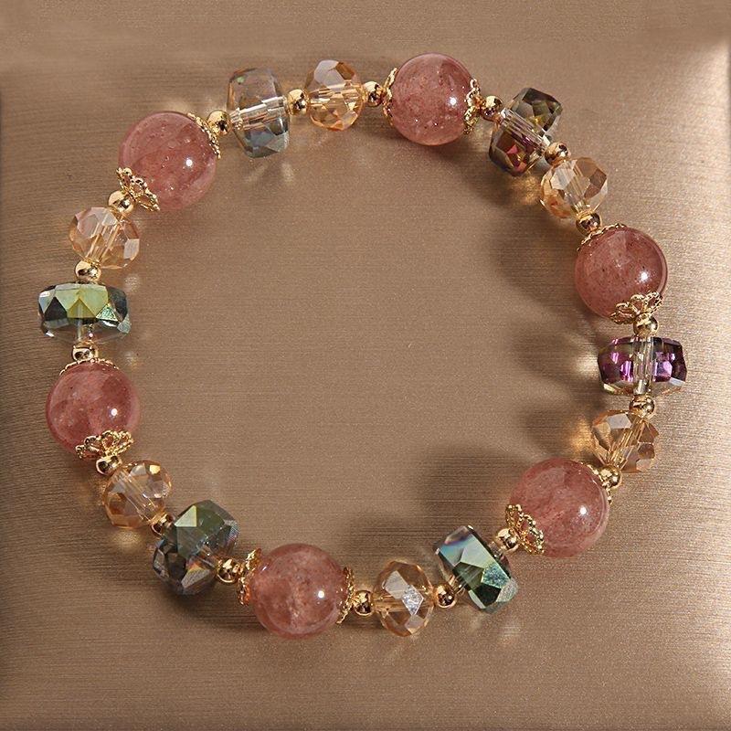 Lianlian Ruyi Bracelet Ins National Style Coloured Glaze Girlfriend Bracelet All-match High-end Antique Bracelet