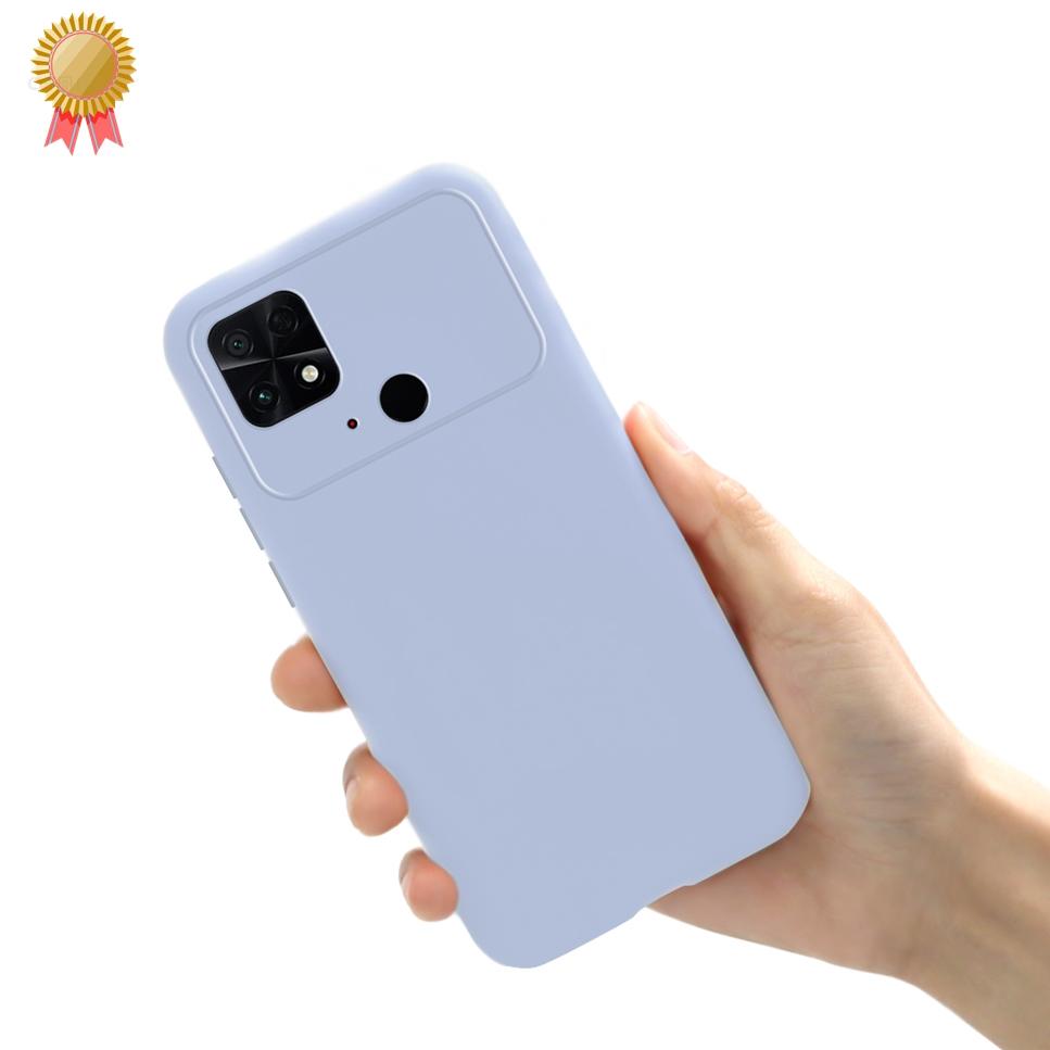 Für Xiaomi Poco C40 Hülle Einfarbige Flüssigsilikon Stoßfeste TPU Weiche Hüllen AUF Xiaomi Poco C40 C 40 Rückabdeckung Stoßstange Fundas