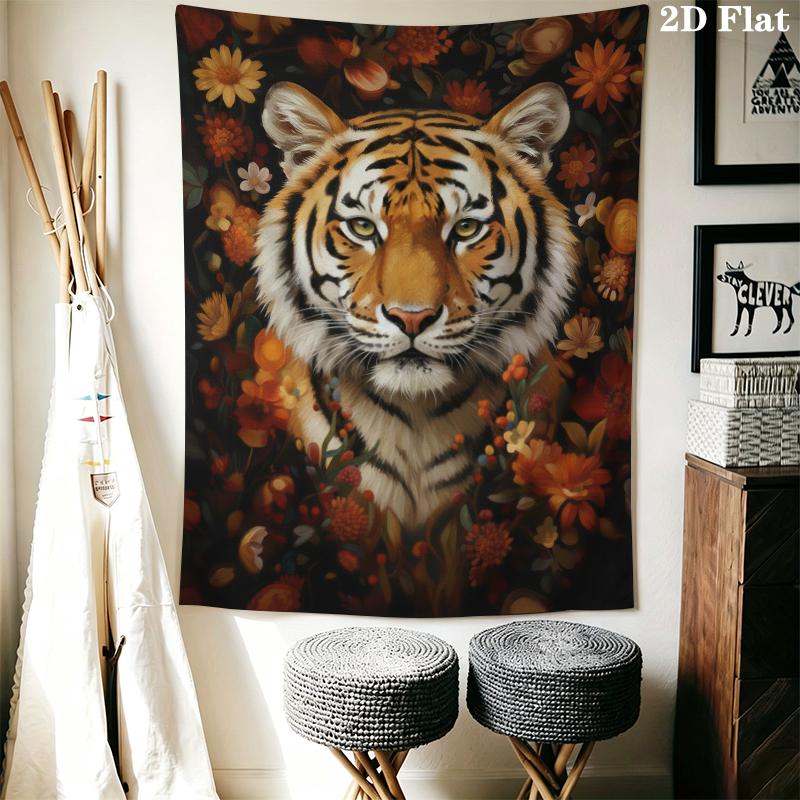 Classical beasts Wall Tapestry Aesthetic Wall Hanging Printed Fabric Blanket Decorative Tapestries for Bedroom Living Room Home Decor
