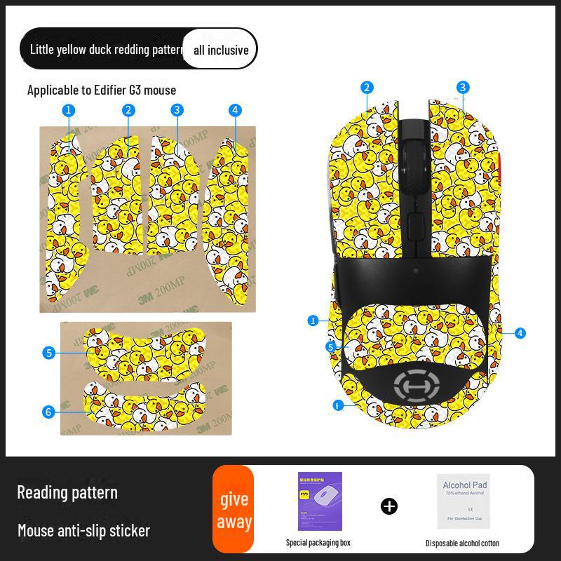 Edifier G3/G3M Anti-Rutsch- und Schweißabsorbierende Mausaufkleber