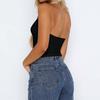 Womens Tank Top R Neck Basic Solid Color Casual Flowy Summer Sleeveless Deep Side Cut Tops For Women