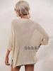Spring/Summer New Women's Knit Loose Solid Color Imported Fashion Set Women's Knit Sweater