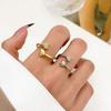 Cross-Border Retro New Simple Rrregular Baroque Imitation Pearl Personality Ladies French Ring, Suitable For Charming Intel