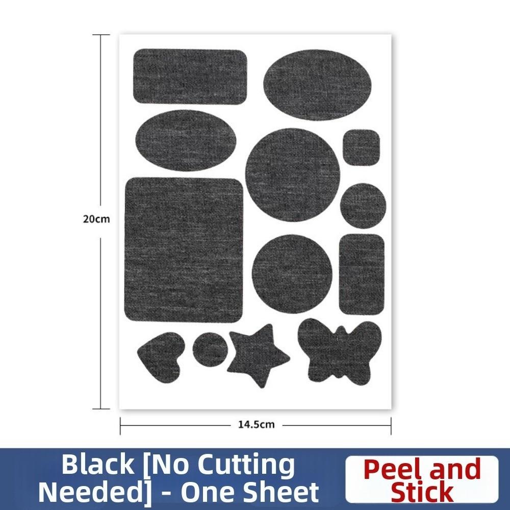 Reinforcement Repair Patches Blue Denim Clothing Patches New Self-Adhesive Patches  for Knee Repair