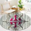 Within Temptation Round Area Rug,Carpet Rug for Living Room Bedroom Sofa Playroom Decor,Non-slip Floor Mat