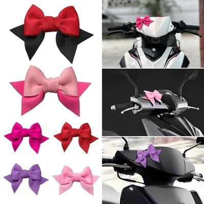Self Adhesive Motorcycle Helmet Bow Lightweight Electric Bike Tail Decor  Motorcycle Decor