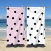 Koreanischer Stil Polka Dots Handtuch Weich Pool Geschenk Für Reise Fitnessstudio Dusche Camping Schnelltrocknend Sport Große Strandhandtücher